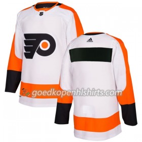 Philadelphia Flyers Blank Adidas 2017-2018 Wit Authentic Shirt - Mannen